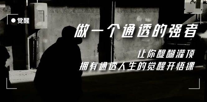 觉醒-做一个通透强者，让你醍醐灌顶，拥有通透人生，掌握强大的秘密去创吧-网创项目资源站-副业项目-创业项目-搞钱项目去创吧