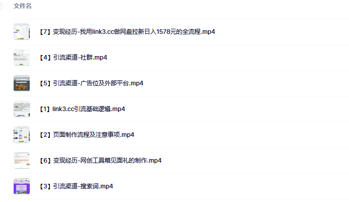 link3.cc聚合链接引流，日引流50＋精准粉去创吧-网创项目资源站-副业项目-创业项目-搞钱项目去创吧