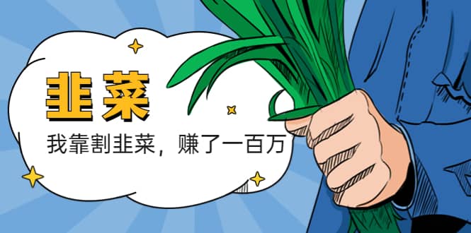 我靠割韭菜 赚了一百万去创吧-网创项目资源站-副业项目-创业项目-搞钱项目去创吧