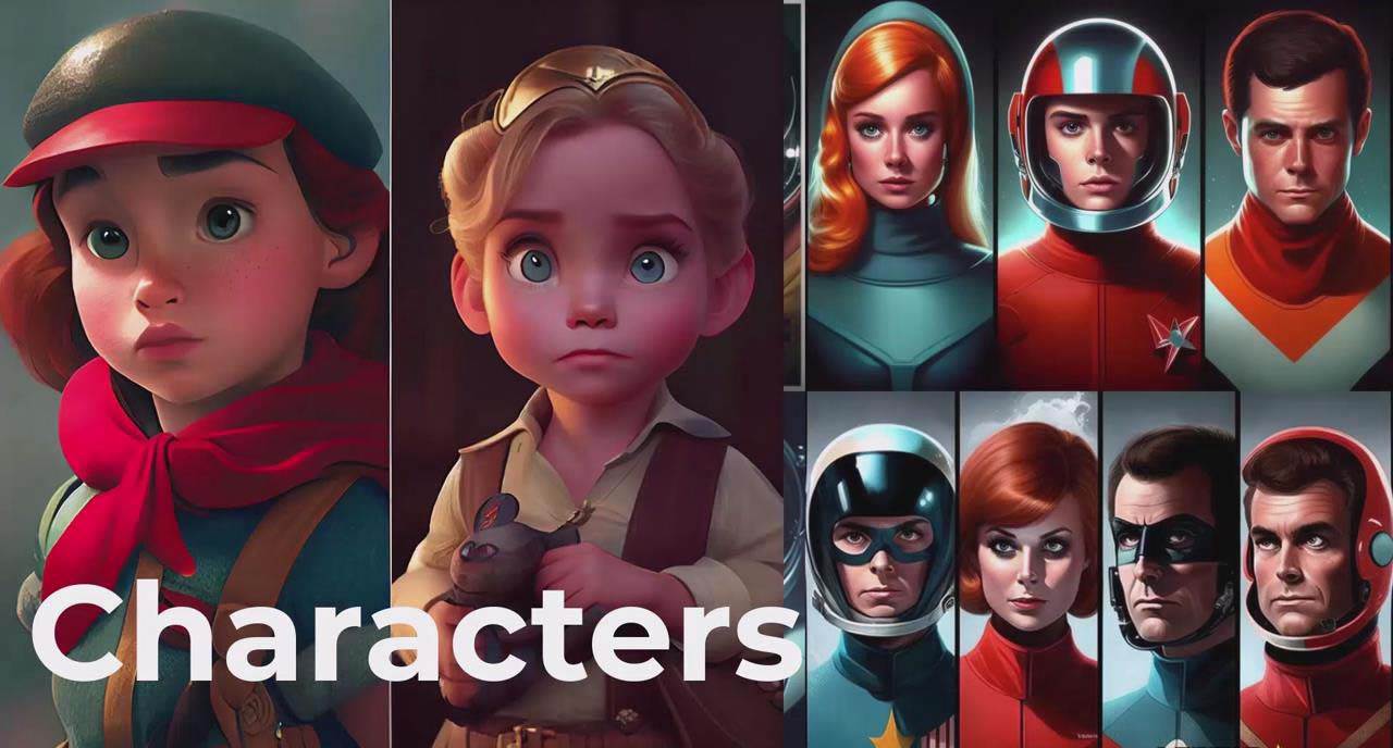 掌握 MidJourney V5 AI + ChatGPT创建一致的角色设计图像-22节课-中英字幕去创吧-网创项目资源站-副业项目-创业项目-搞钱项目去创吧